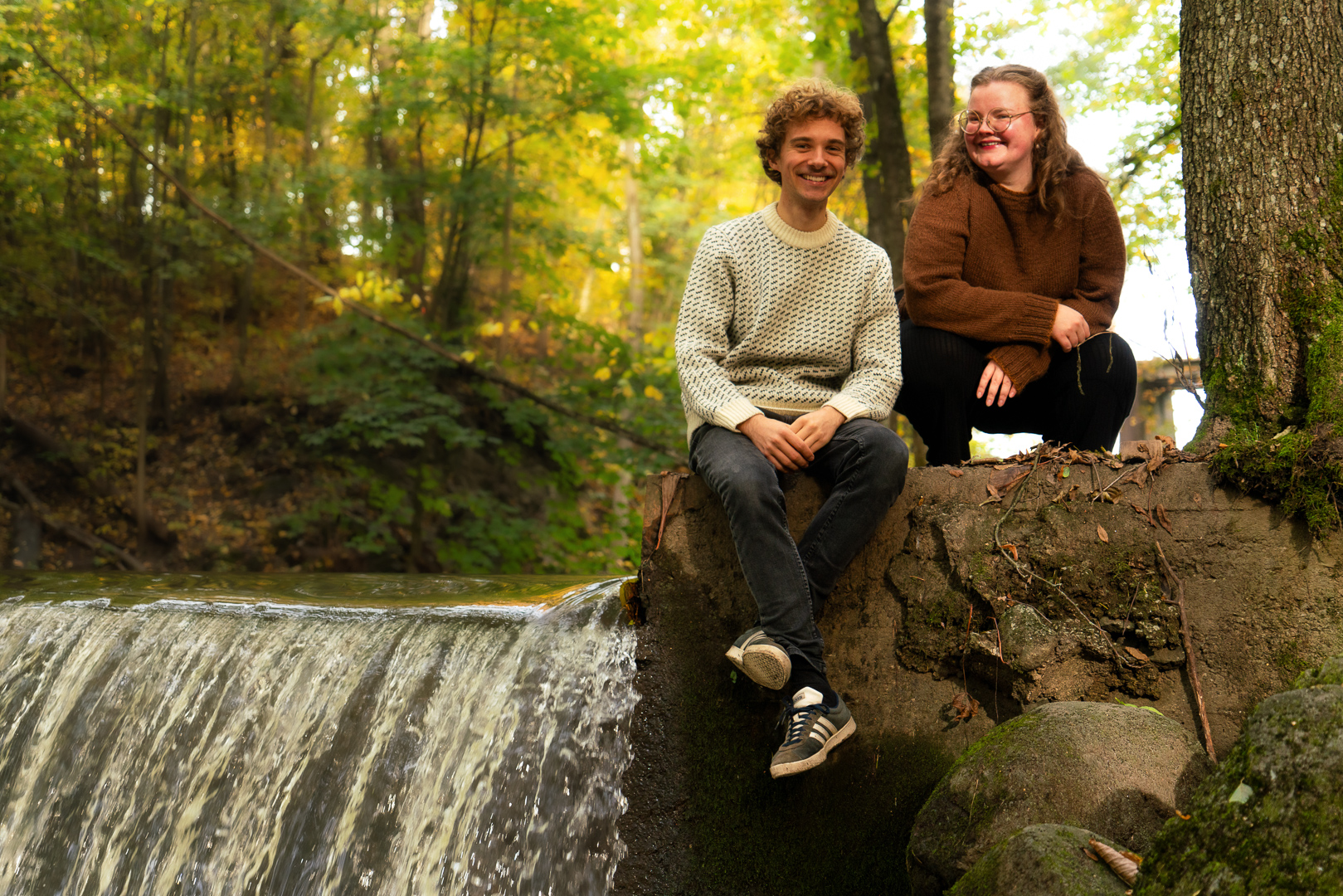 Bildet viser artistene. Fotograf Mathias Liodden